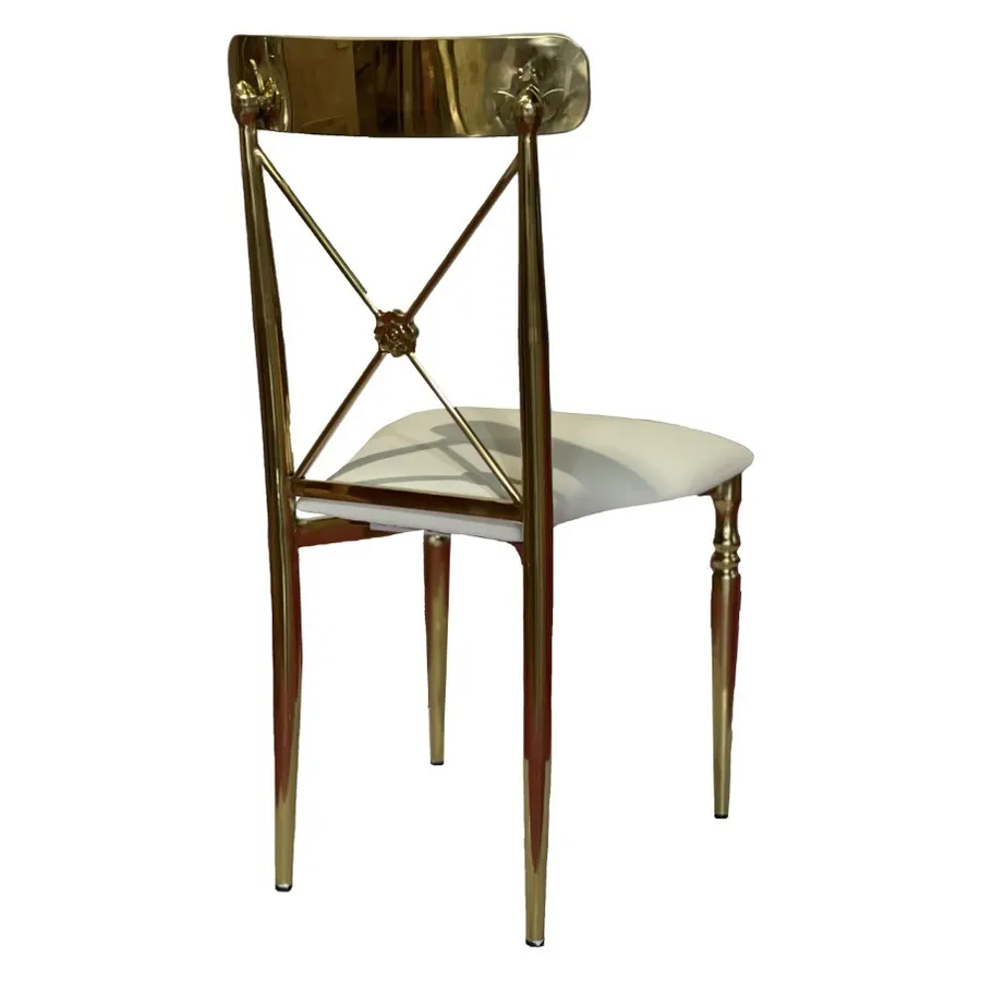 Стул Адлер, велюр, белый - Фото миниатюра 5