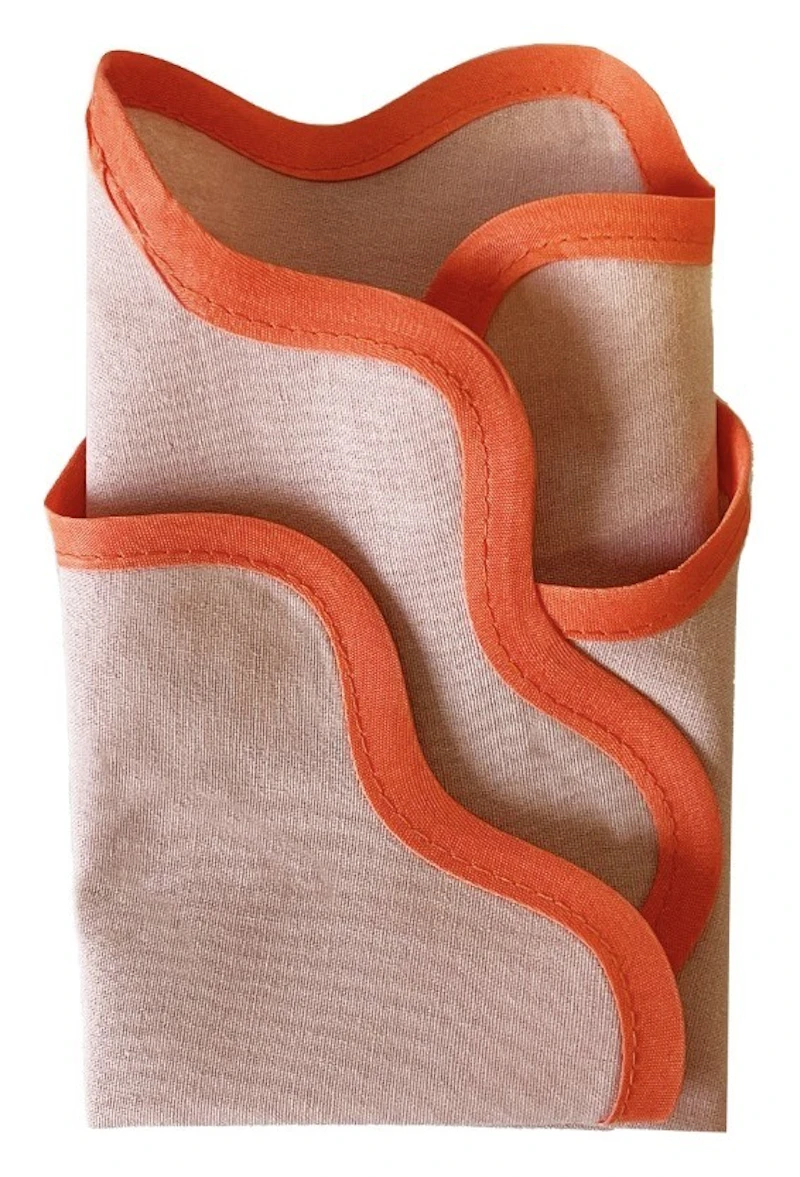 Салфетка-плейсмат Сквош, Срез тыквы