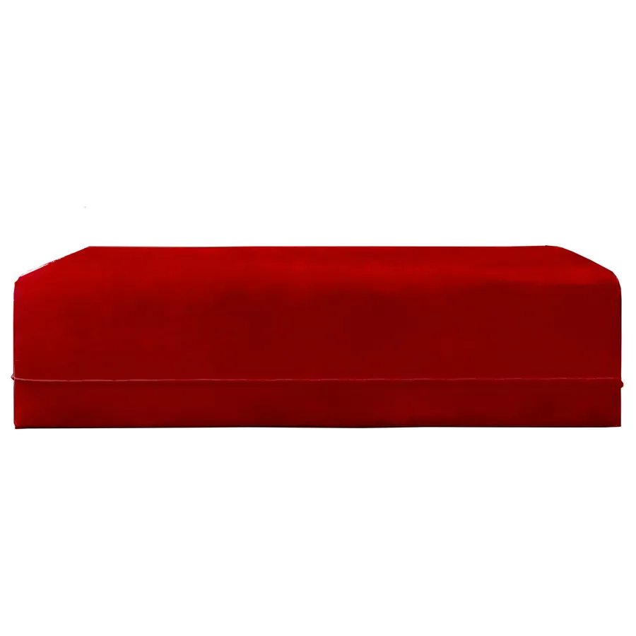 Пуф Кручу-верчу Прямоугольный Малиново-красный - Фото миниатюра 1