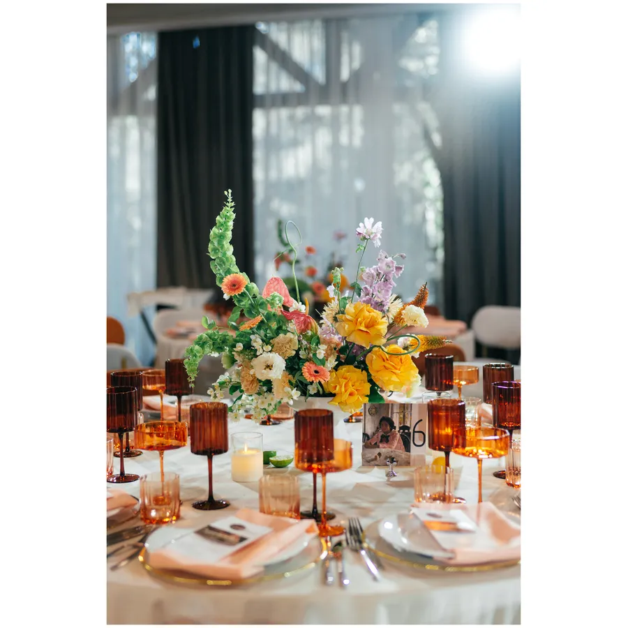 Сет бокалов Сквош Этюд в оранжевом - Фото миниатюра 5