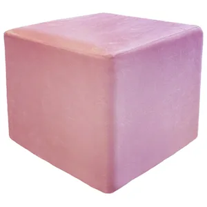 Пуф квадратный Точка, велюр, Куколка - Фото 1