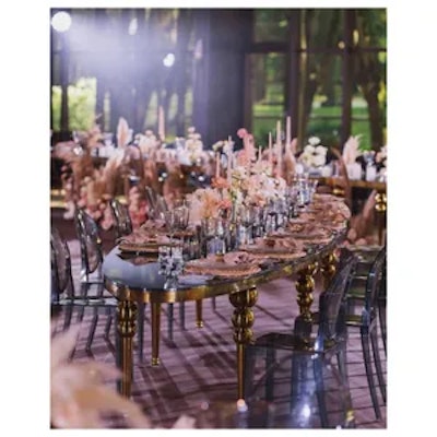 Стол  Овал Золото-400 (светлое зеркало) - изображение 4