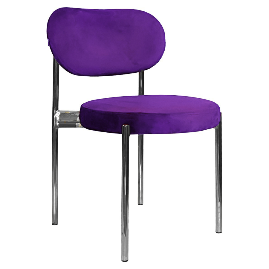 Стул Модерн Серебро, Таинственный фиолетовый - Фото миниатюра 1