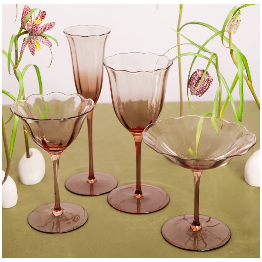 Сет бокалов Блуми Остеоспермум - Фото миниатюра 2