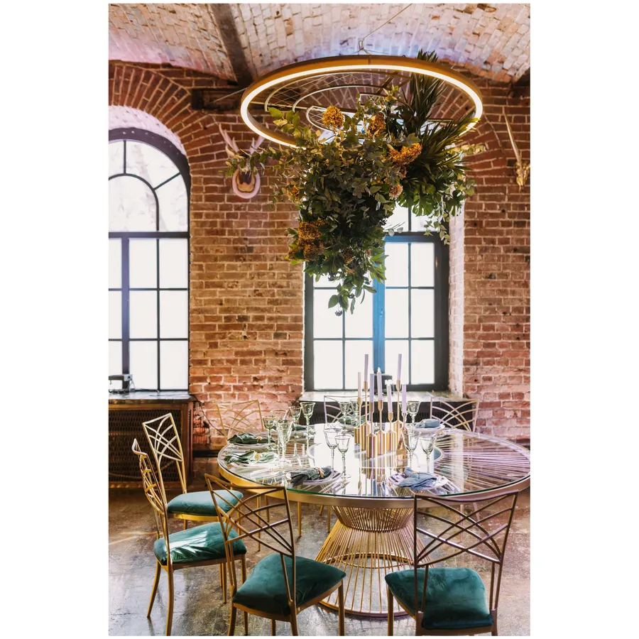 Люстра со светодиодами, 1.38 метра - Фото миниатюра 3