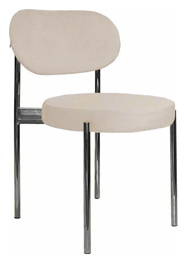 Стул Модерн Серебро, Кремовый бисквит