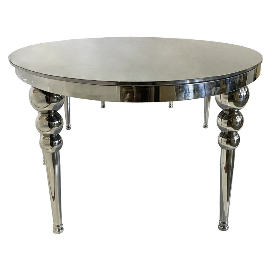 Стол Овал Серебро-400 (темное зеркало) - Фото миниатюра 3