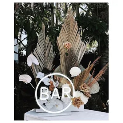 Неоновая надпись на подставке "Бар" - изображение 3