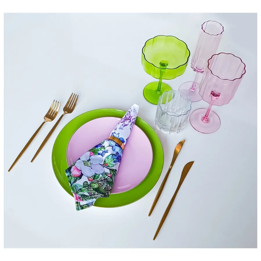 Бокал винный Сквош Розовый фламинго - Фото миниатюра 2