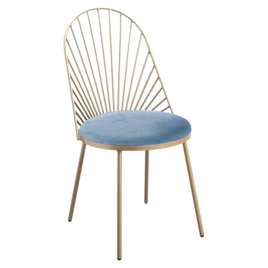 Подушка стула Ле Солей, голубая - Фото миниатюра 2