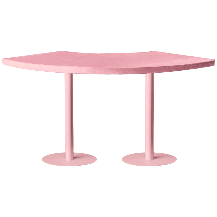 Стол коктейльный Твист Змейка С, Розовая помада + Куколка (телескопические ноги) - Фото миниатюра 3