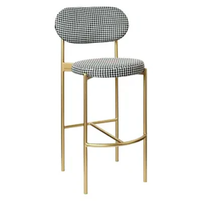 Стул барный Модерн Комфи Гусиная лапка (любой цвет каркаса)