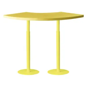 Стол коктейльный Твист Змейка С, Лимонный капкейк + Желтая субмарина (телескопическая нога) - изображение 1