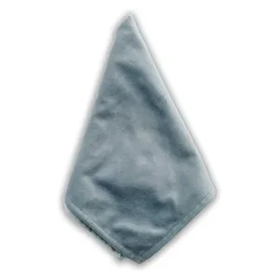 Салфетка велюр, серо-голубая
