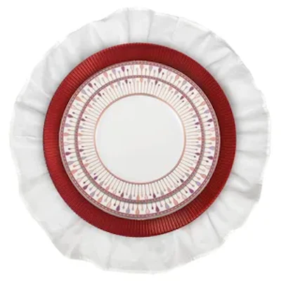 Салфетка из хлопка, с рюшами белая - изображение 2