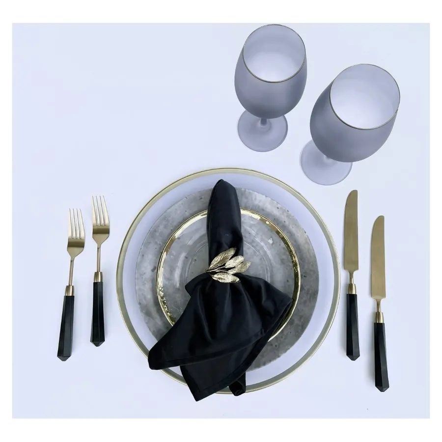 Сет матовых бокалов Лоллипоп Серый дымок - Фото миниатюра 2