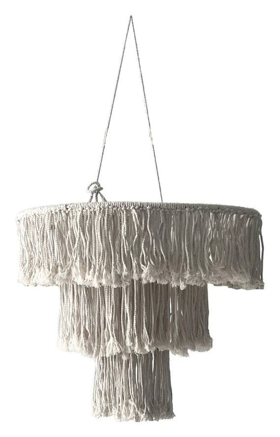 Люстра декоративная макраме, без освещения, Нудлз С