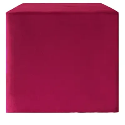 Пуф квадратный Точка, велюр, Малиново-красный - изображение 2