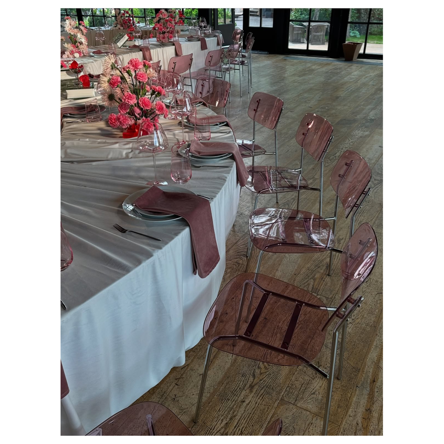 Стул Призм Серебро, Розовые очки - Фото миниатюра 8