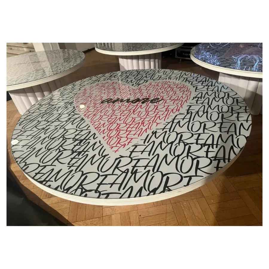 Стол Сквош белый + печать на столешницу Принт и т.д. - Фото миниатюра 2