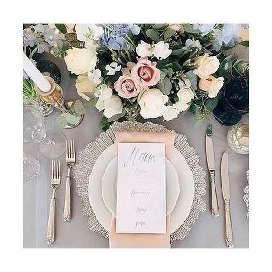 Скатерть полиэстер, квадратная, серая - Фото миниатюра 3