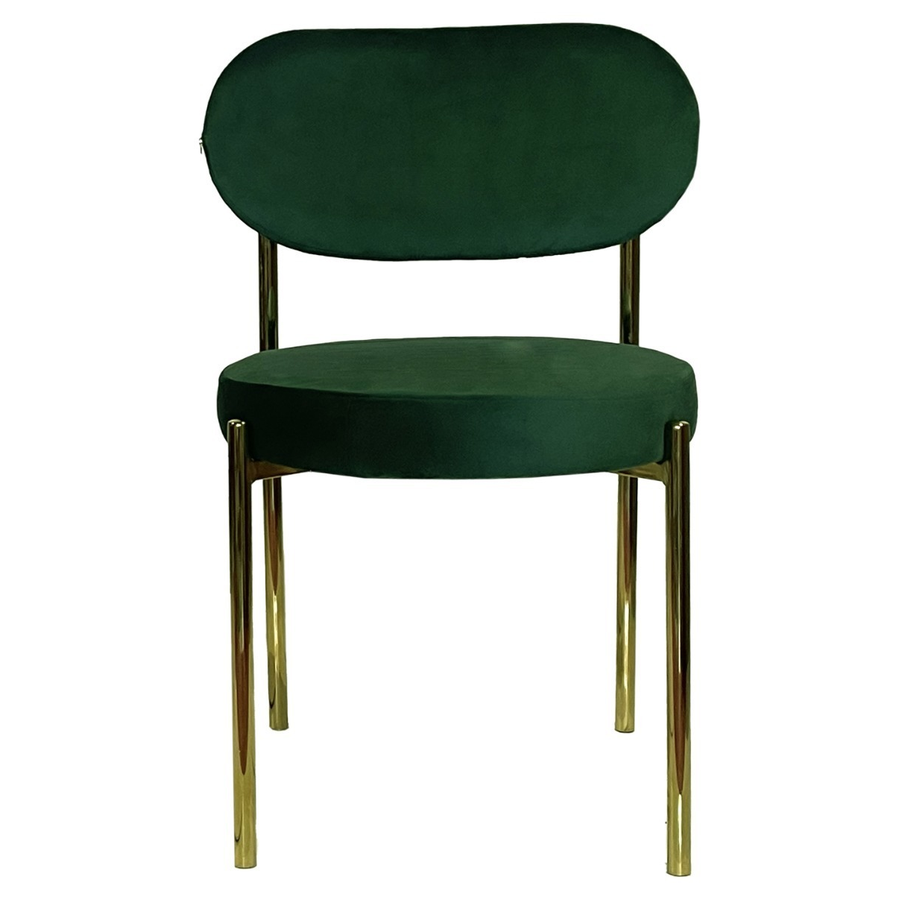 Стул Модерн Золото, Изумрудный - Фото миниатюра 2