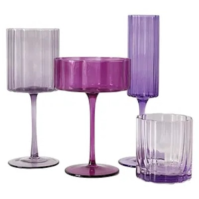 Сет бокалов Сквош Этюд в фиолетовом - изображение 1