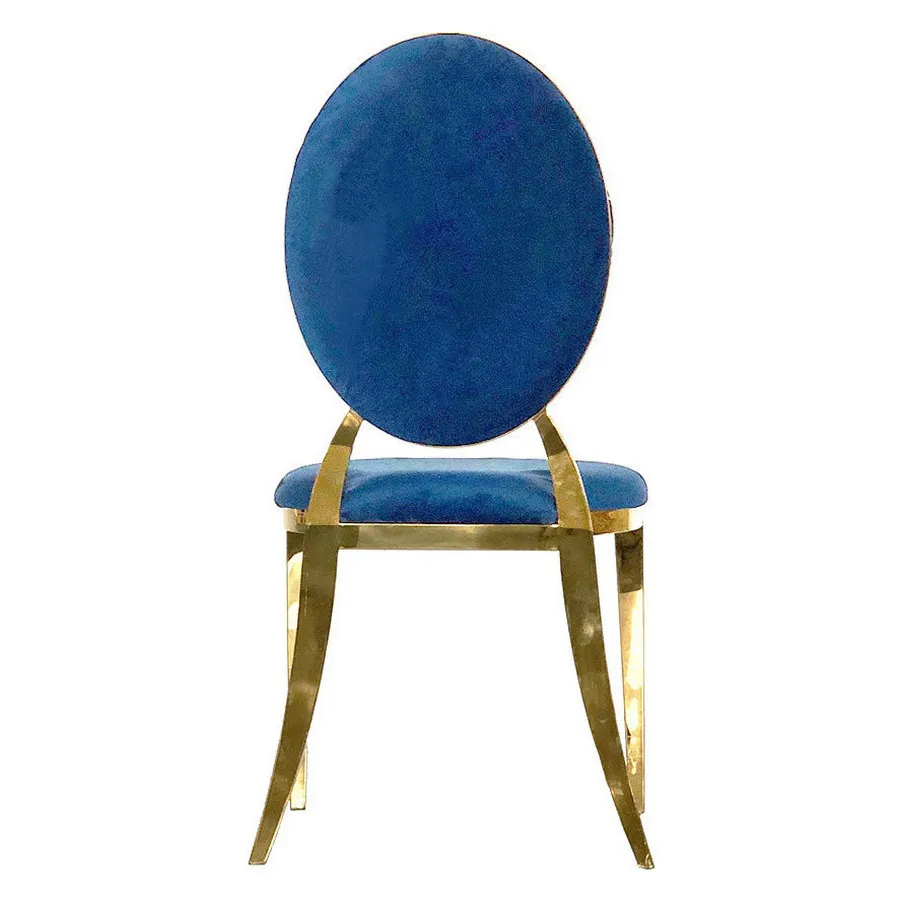 Стул Вашингтон Золото, велюр сапфировый - Фото миниатюра 2