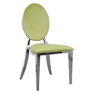Стул Вашингтон Серебро, велюр весенняя зелень