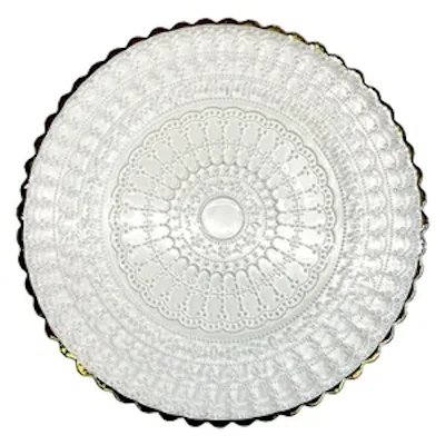 Сервировочная тарелка Кружево Золото - изображение 2
