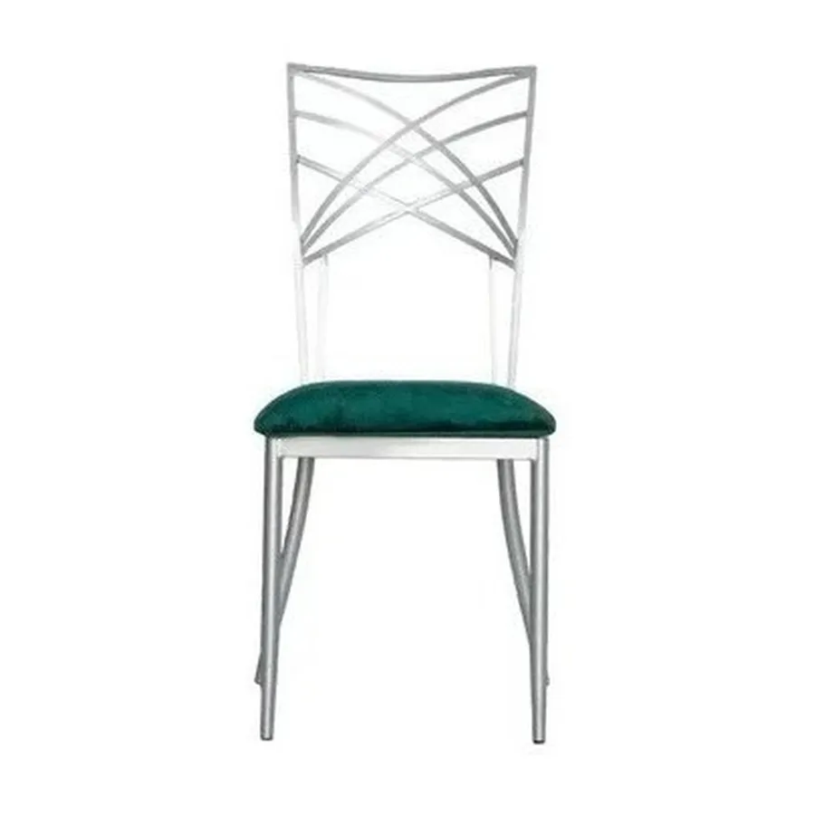 Стул Хамелеон Серебро, велюр изумрудный - Фото миниатюра 2