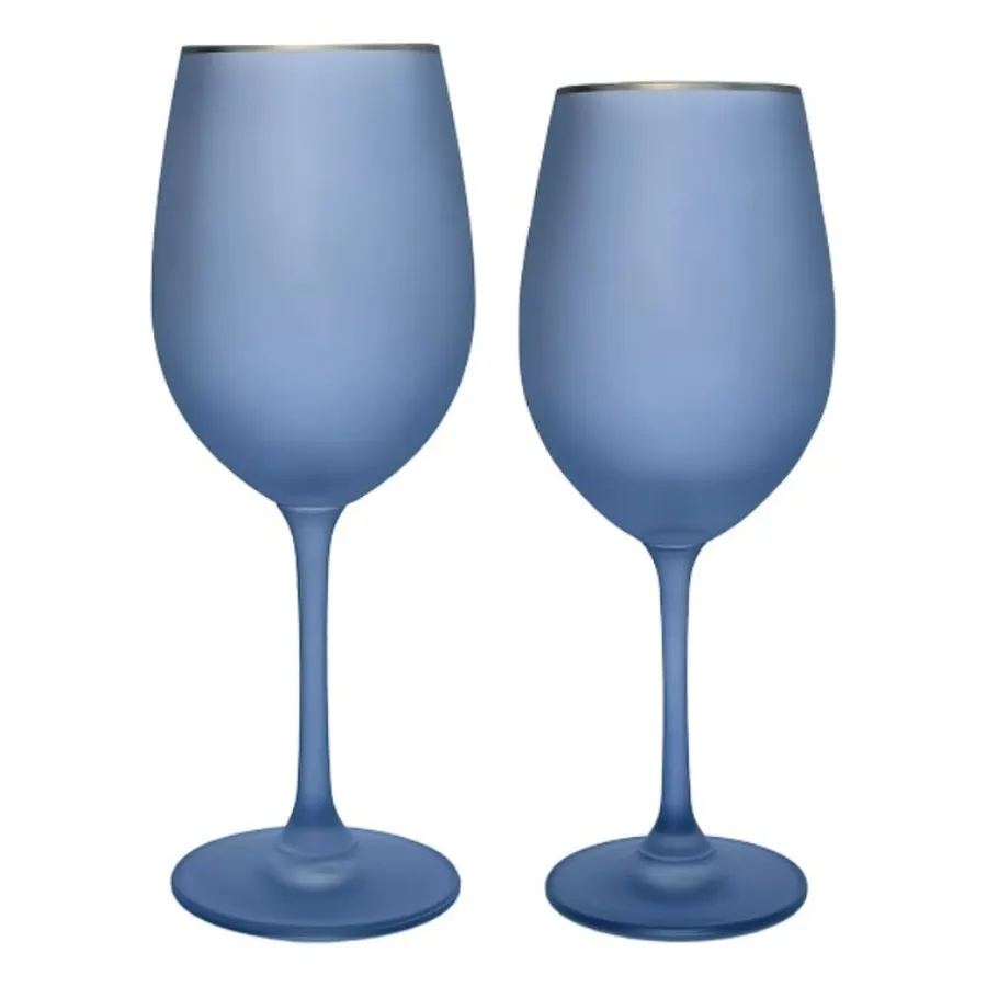 Сет матовых бокалов Лоллипоп Голубика - Фото миниатюра 1