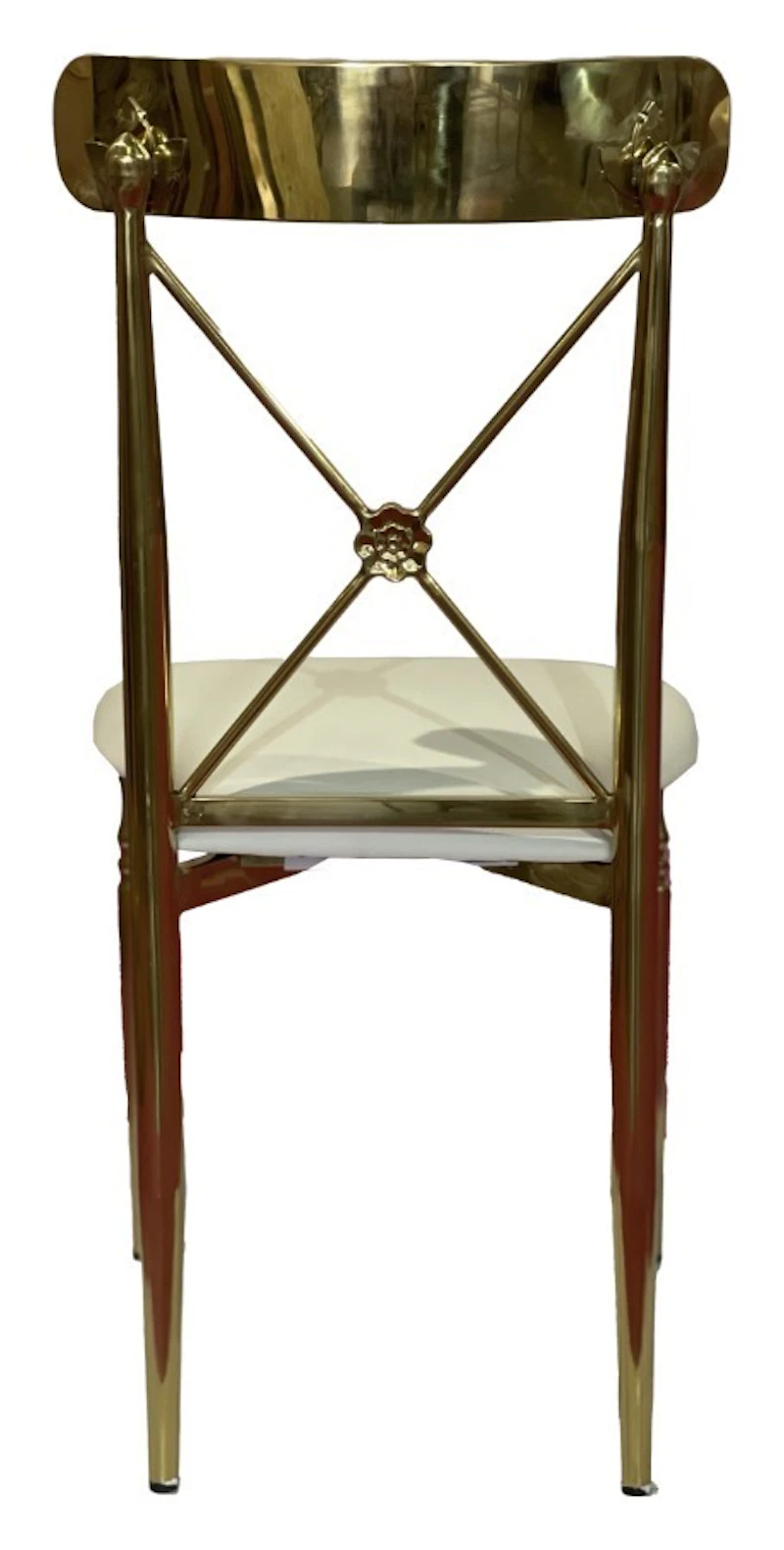 Стул Адлер, велюр, белый