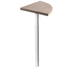 Стол коктейльный Твист Лепесток, Рафаэлло + Кремовый бисквит  (телескопическая нога) - изображение 2