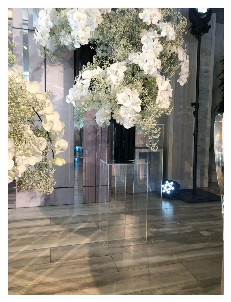 Колонна Гост прозрачная, 80см