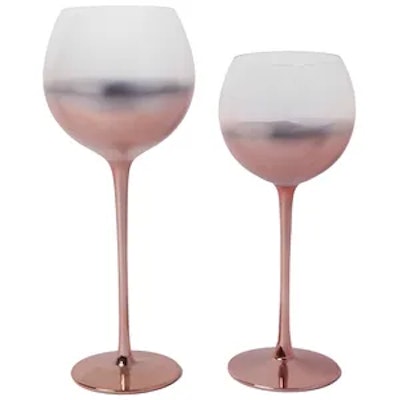 Сет бокалов Сирен медный градиент