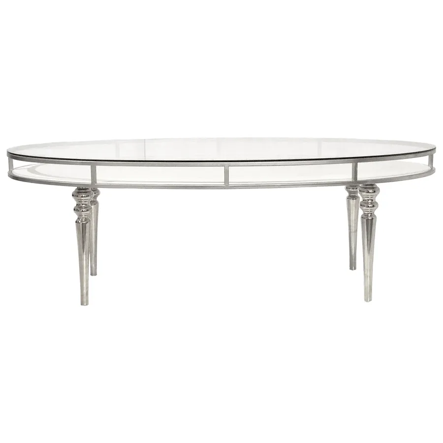 Стол- президиум Аполло Барокко, серебро - Фото миниатюра 1