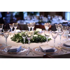 Бокал Хлоэ с золотой каймой, 300 мл - Фото 5