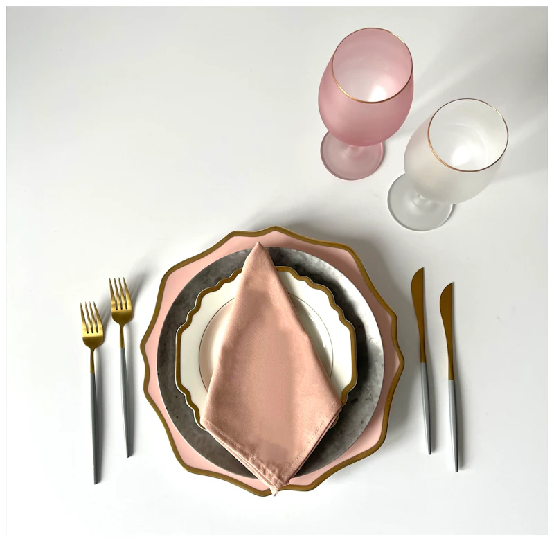 Тарелка порционная Анна С, 23 см диаметр