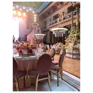 Скатерть велюр, круглая, пыльно-розовая - Фото 2