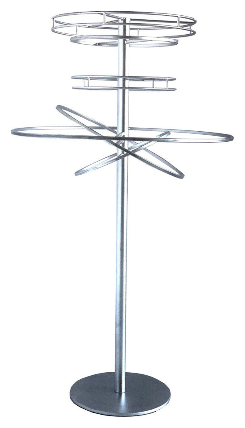 Стойка сферическая Сатурн, серебро