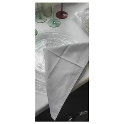 Салфетка из смесового льна, Серебристая цинерария - изображение 4