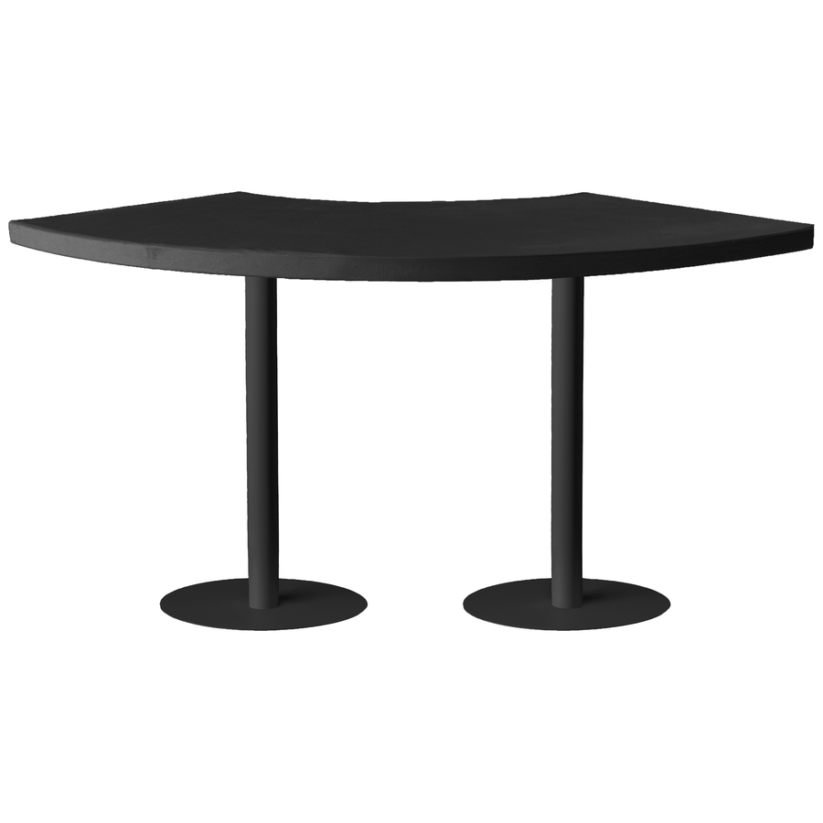 Стол коктейльный Твист Змейка С, Лакричный леденец + Черная ночь (телескопические ноги) - Фото миниатюра 3