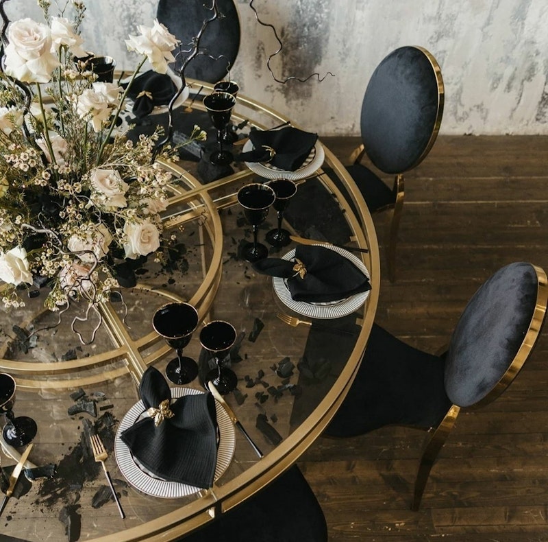 Кольцо для салфеток Флора Золото