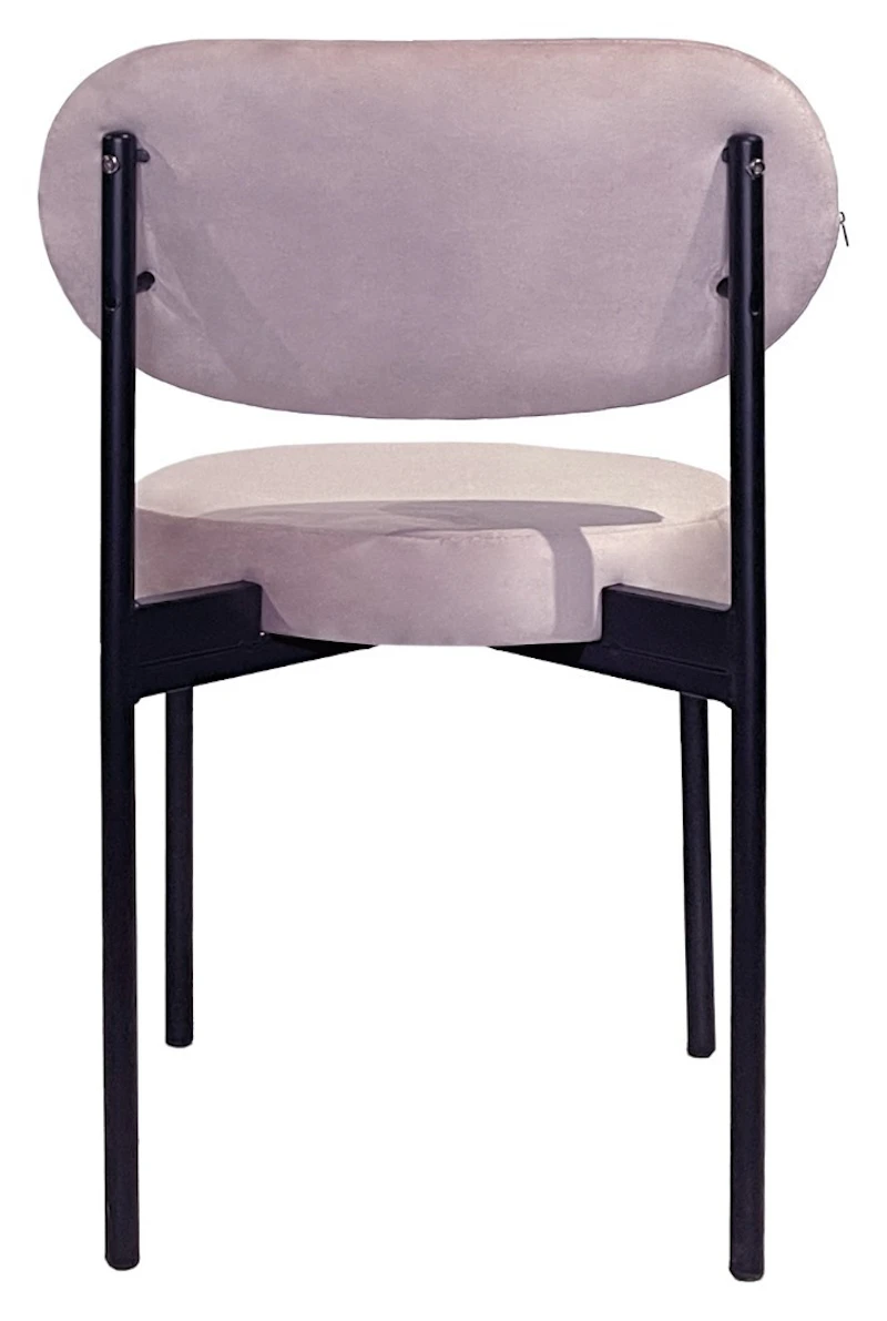 Стул Модерн Черный, Розовый кварц