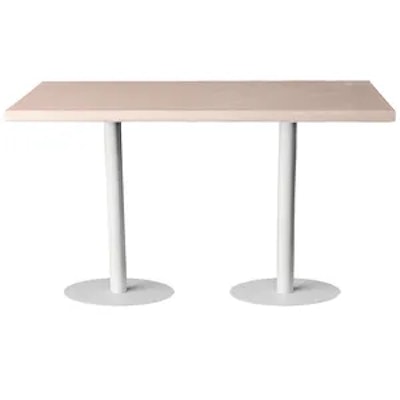 Стол коктейльный Твист Прямоугольный М, Рафаэлло + Кремовый бисквит (телескопические ноги) - изображение 3