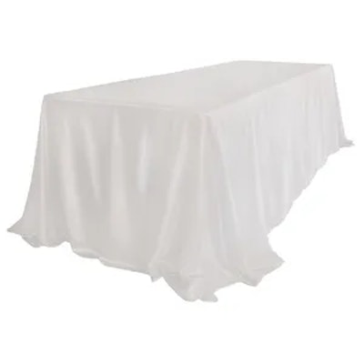 Скатерть велюр, прямоугольная, молочная