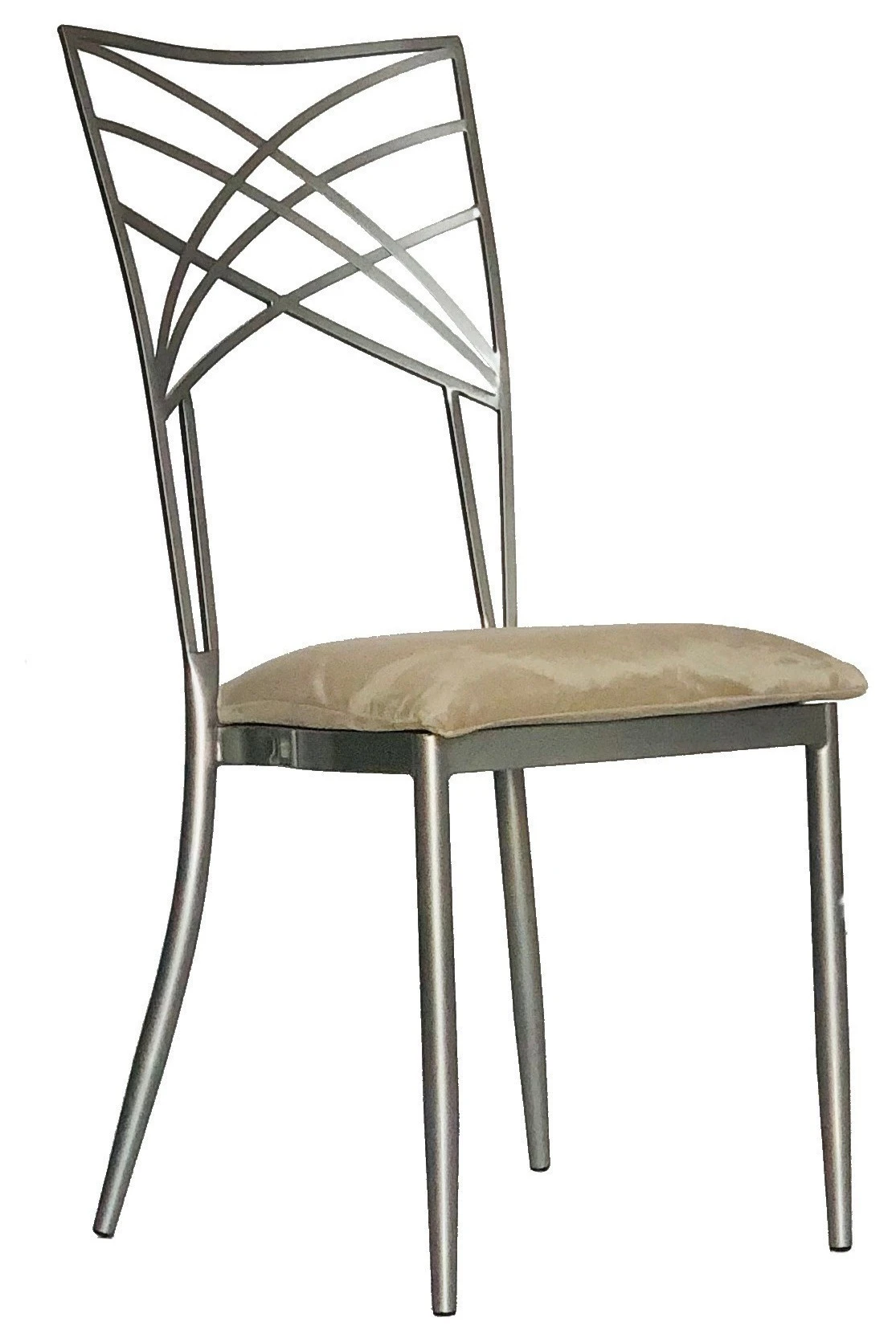 Стул Хамелеон серебро (велюр),бежевый