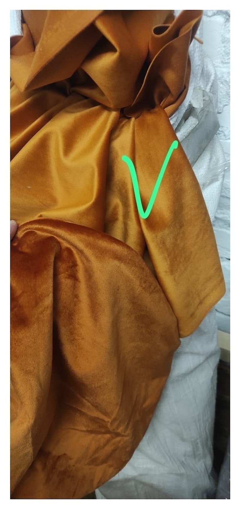 Скатерть велюр, прямоугольная, терракотовая ХЛ