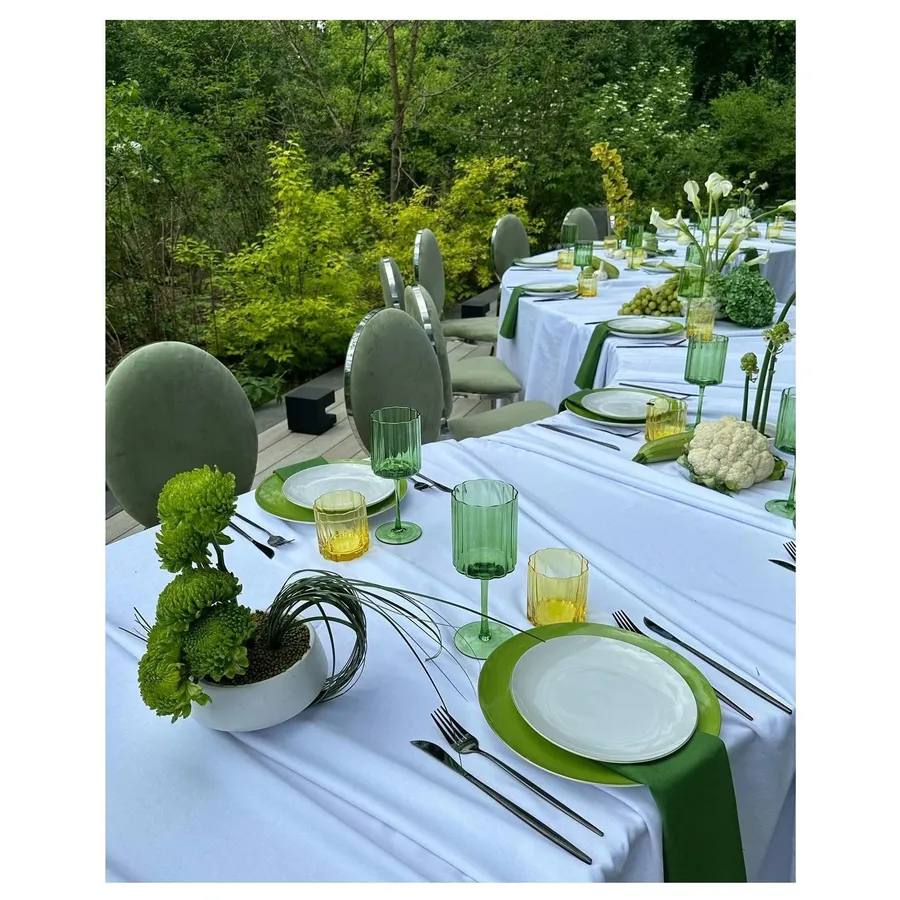 Сет бокалов Сквош Этюд в зеленом - Фото миниатюра 4